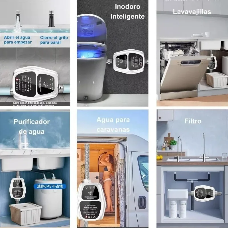 Automatic Booster Pump, Solar Water Heater, Shower, Wall-hung Boiler, Small Pressurized Water Pump, Permanent Magnet 200w-240W