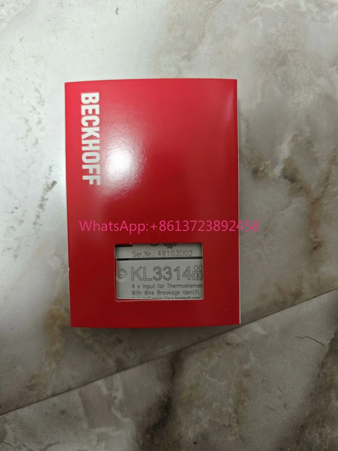 Beckhoff KL3314-0024 Module 4-way thermocouple input with line break identification