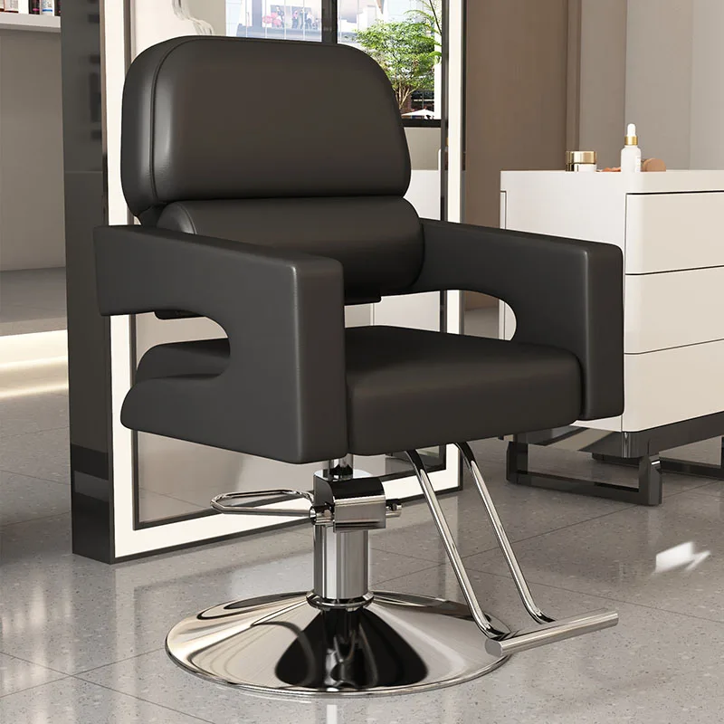 Unique Design Barber Chairs Premium Creative Nordic Minimalist Salon Chairs Space Saving Modern Friseurstuhl Salon Furniture
