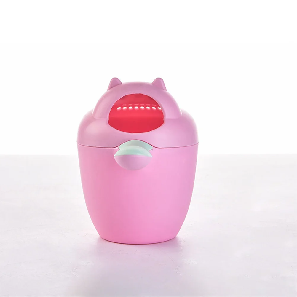 

Baby Shampoo Cup Blue Cartoon Hippo Bath Rinse Tool For Kids Hair Washing Flower Watering Scoop Bathtub Rinser Pool Bathing