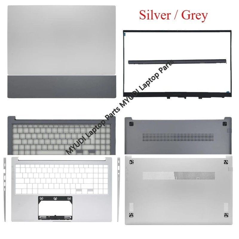 For SAMSUNG Galaxy Book4 NT750XGL-PS4 NT750XGK NT750XGR NT751XGL NP750XGJ NP754XGK NP754XGJ LCD Back Case Bezel Palmrest Bottom