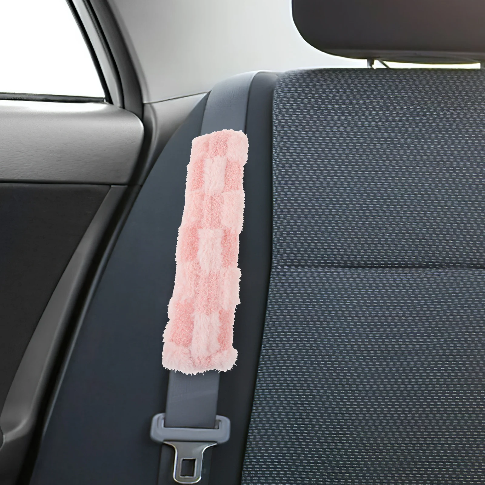 

Автомобильный наплечник, мягкий и удобный дизайн для облегчения шеи и плеч, простая установка автомобильных аксессуаров для женщин, ремень безопасности