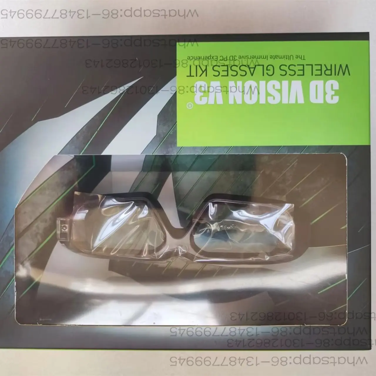 Nvidia 3d Stereoscopic wireless glasses set shutter 3d vision v3 replacement,