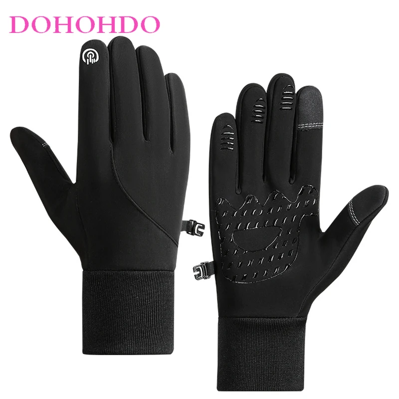 

Winter Gloves Women Touch Screen Waterproof Riding Fitness Mountaineering Outdoor Anti-skid Sports Gloves Man Guantes Negros