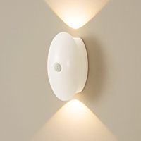 LED Wall Lamp USB Charging Human Body Induction Night Light Magnetic Dimmable Corridor Light 1200mAh Atmosphere Light offices