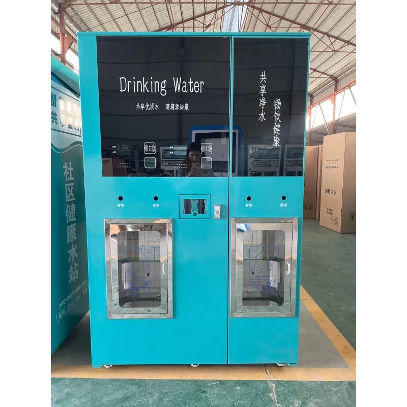 

Customized 800GPD Outdoor Automatic Water Dispenser Self-Service Coin Card Oneclick Filling Machine Outdoor Vending Machines