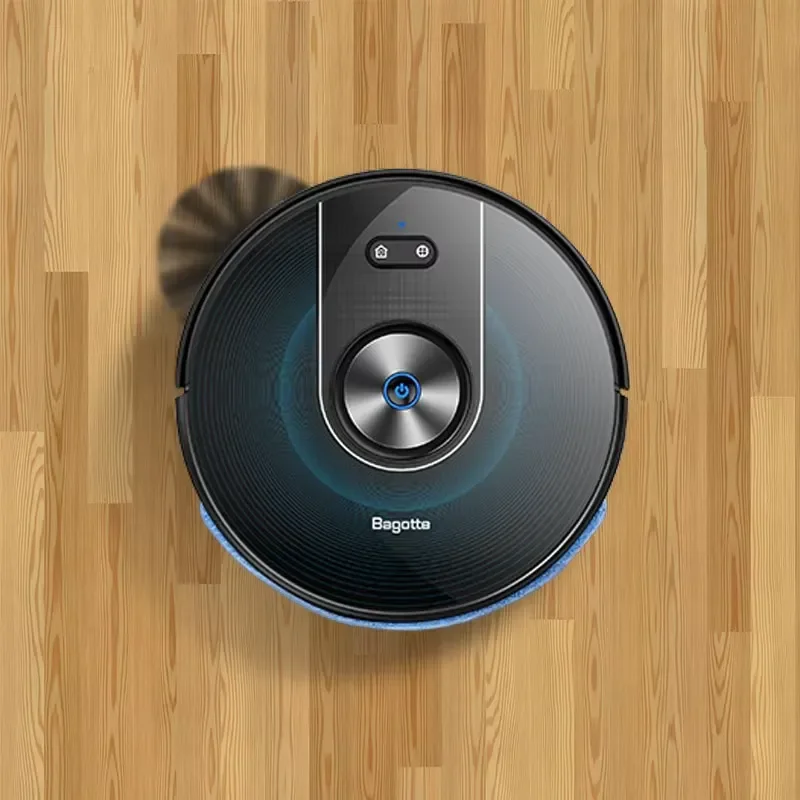 STLF GJ Bagotte Robot Vacuum Mop, Smart Auto Wet Dry Battery Powered for Pet Hair Home Cleaner