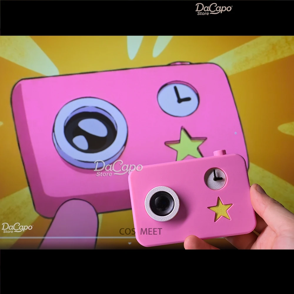 

Anime Manga Takopi's Original Sin Takopy no Genzai Happy Camera Prop Cosplay Pink Accessories Plushie Nnu-Anu-Kf Takopi 10cm