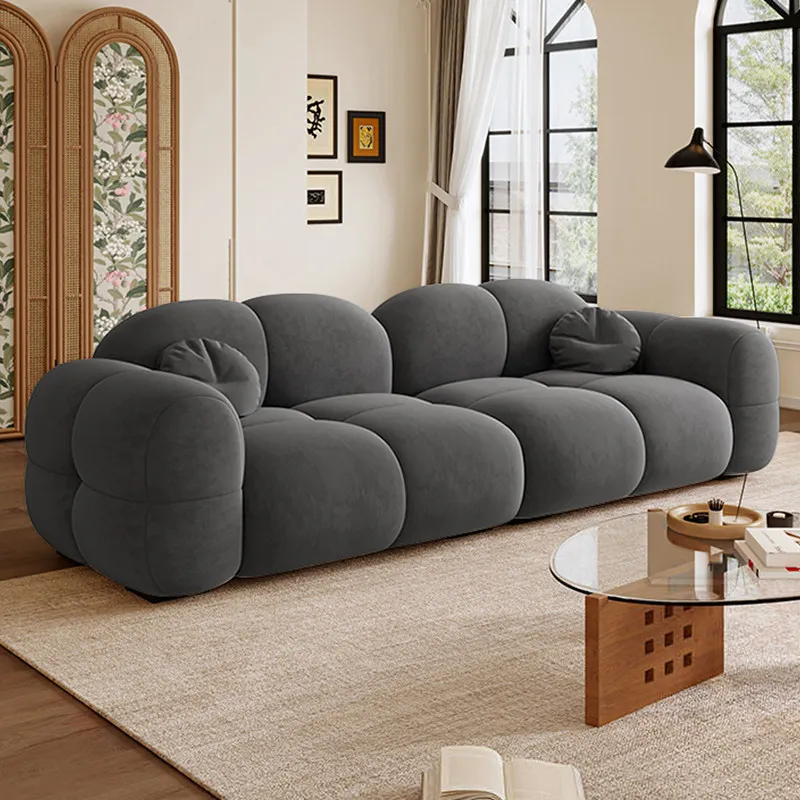 

Velvet Room Decor Living Room Sofas Minimalist Nordic Modern Designer Outdoor Sofa Lounge Relaxing Muebles Trendy Furniture