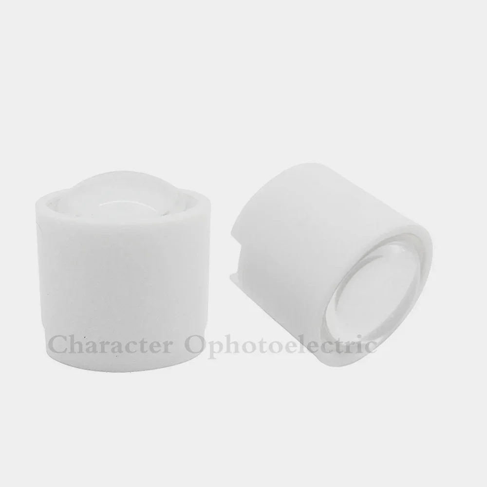 

20 шт., черный, белый цвет, 10 градусов, 45 градусов, 60 градусов, 90 градусов, коллиматор с линзой 14,5 мм для 1 Вт, 3 Вт, 5 Вт, светодиодный светильник со звездой высокой мощности