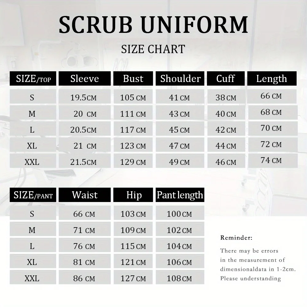 

Комплект униформы для медработников: топ и брюки (2 предмета) для женщин и мужчин