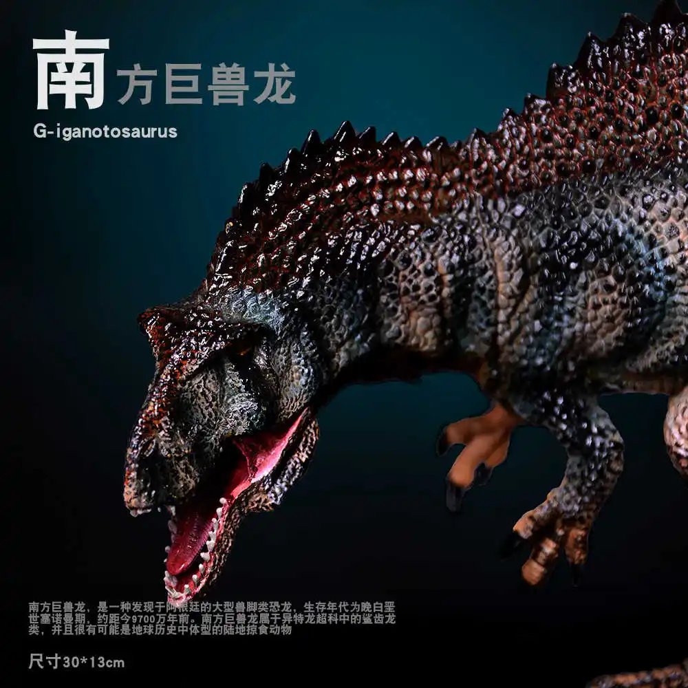 Juguete de dinosaurio de simulación Jurásica, Acrocanthosaurus de plástico sólido, Ceratosaurus, modelo Animal, regalos para niños, modelo de figura