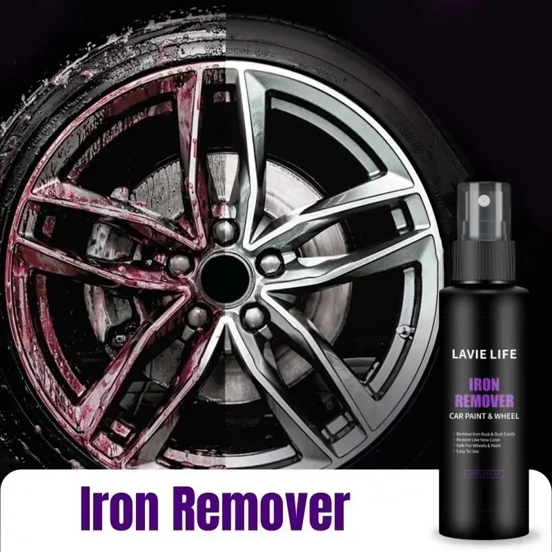 Car Rust Removal Spray Tire Rust RemoverDust Removal Wheel Rim Rust Remover Automotive Cleaning Products Automotive Parts Coche