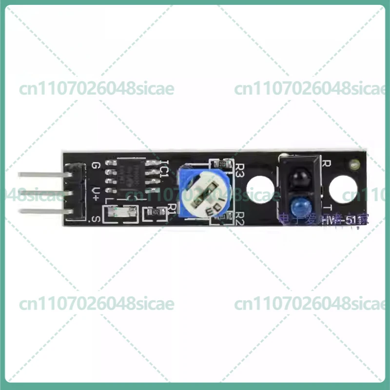 10-50pcs TCRT5000 1 Way IR Tracking Sensor Module Line Follower Probe for Smart Car Black White Line Detection