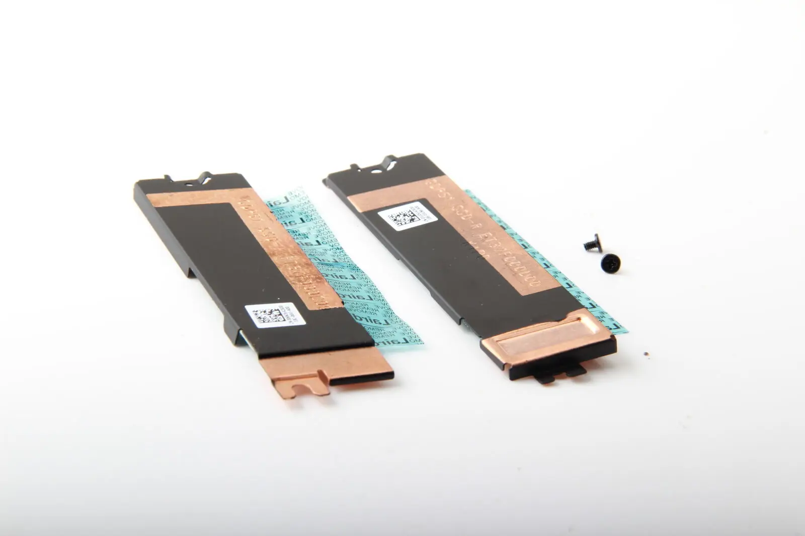 M2 2280 SSD Heatsink Shield Caddy R&L Side For Dell XPS15 9500 9510 4TW9C 006N16