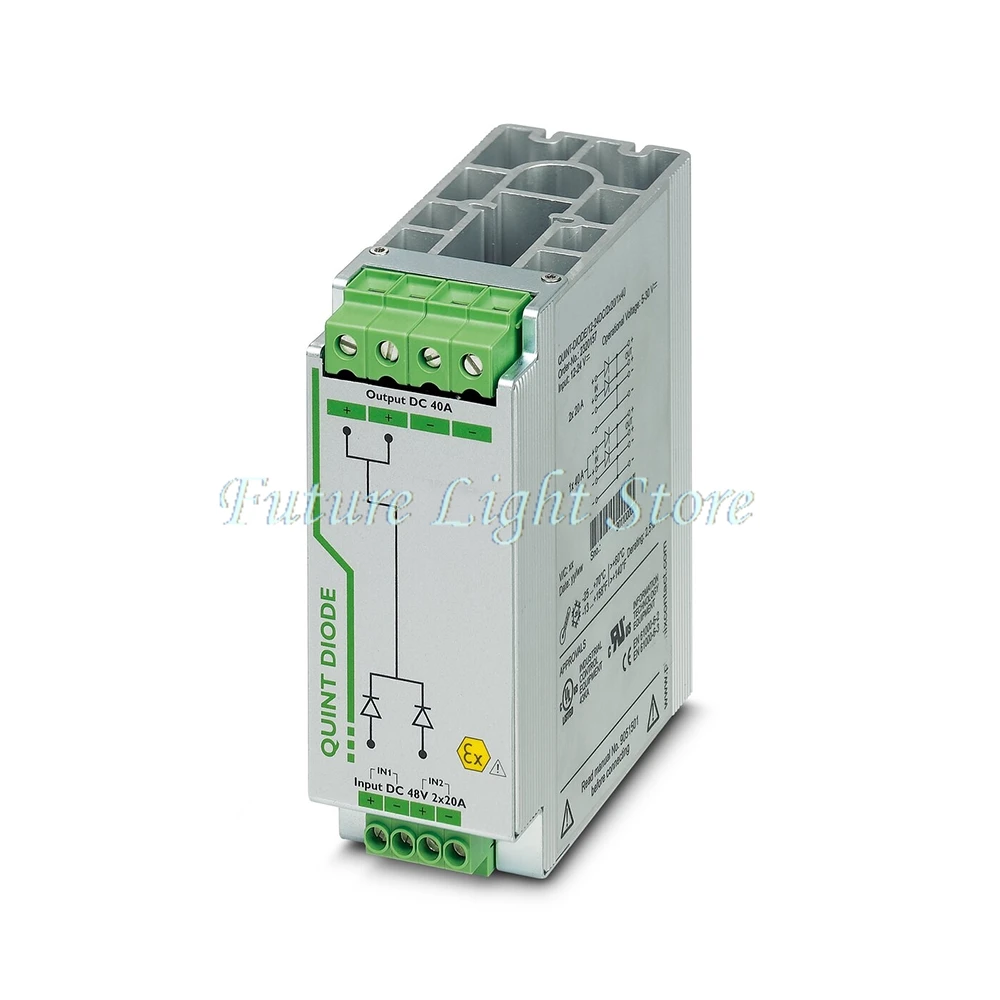 

2320160 QUINT-DIODE/48DC/2X20/1X40-2320160 QUINT DIODE Diodes Redundancy Module Fast Ship Works Perfectly High Quality