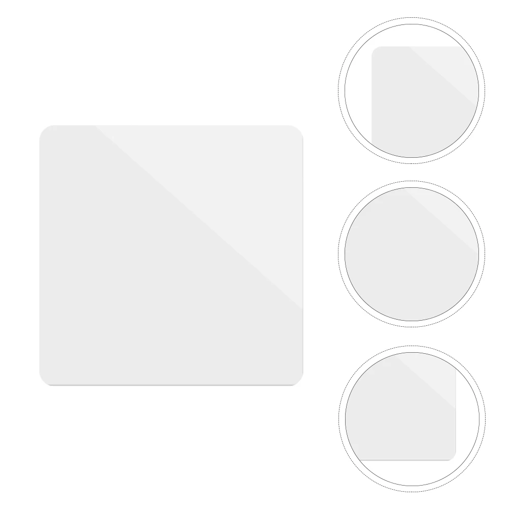 

4 Pcs Props Photo Board Decorations Photography Reflective Acrylic Mirror Reflection