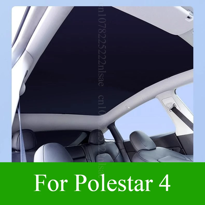 

Для POLESTAR 4 2024 2025 электростатическая адсорбция солнцезащитный козырек на крышу автомобиля мансардная шторка лобовое стекло солнцезащитные козырьки люк на крыше