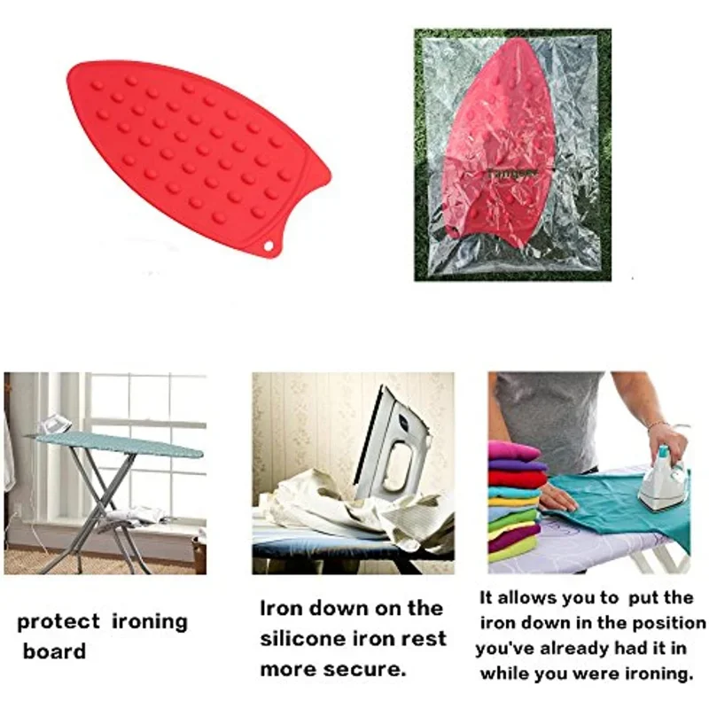 Multipurpose Silicone Iron Rest Pad for Ironing Board Hot Resistant Mat,Silicone Heat Resistant Iron Rest Pad