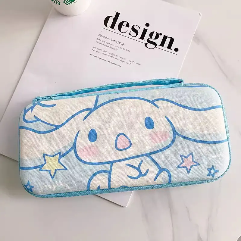 EVA Storage Zipper Bag for Nitendo Switch NS Oled Game Console Box Kitty Cinnamoroll Melody Kuromi Carry Case