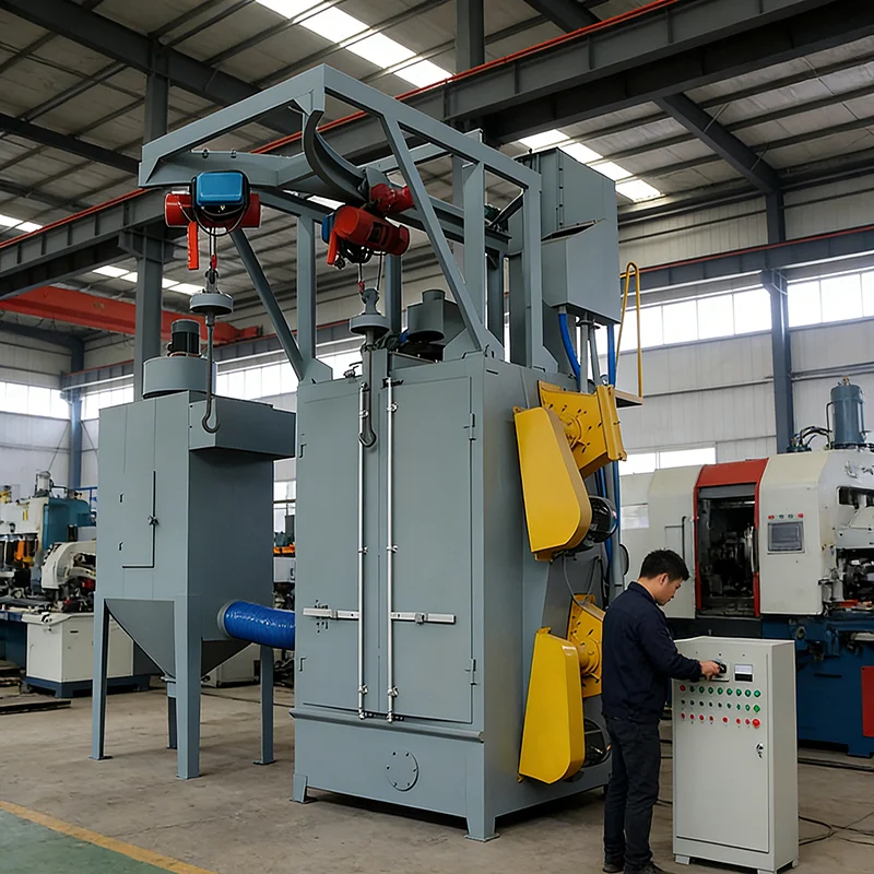 Hook Type Shot Blasting Machine for Castings Forgings Steel Structures Surface Cleaning Derusting and Strengthening Equipment