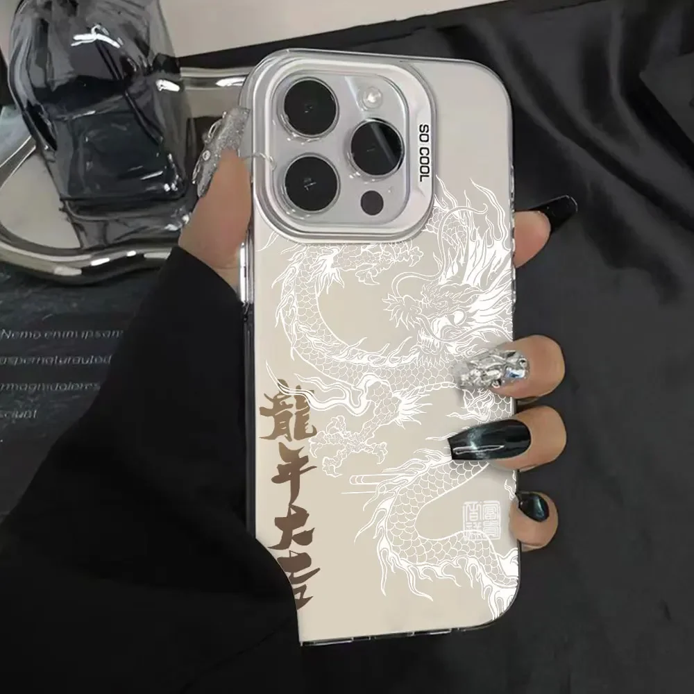 Image of Luxus Drachen Fall Für Samsung Galaxy A56 A26 A36 Telefon Fällen Für Samsung A36 5G A26 Stoßfest Bumpe Schwarz abdeckung Fundas