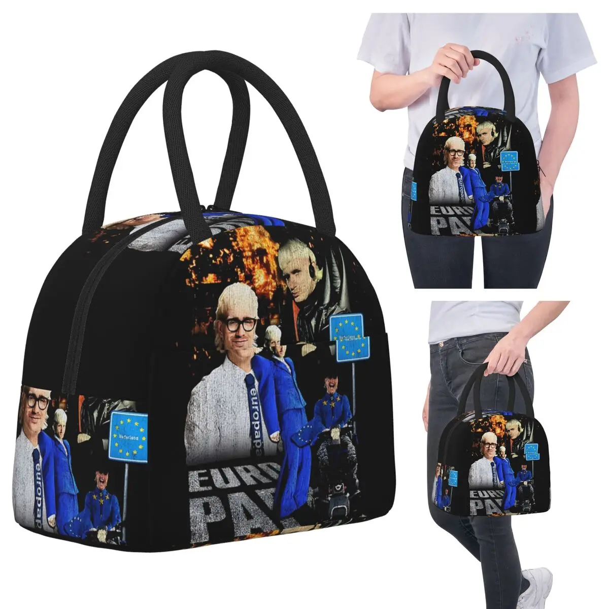 

Joost Klein Eurovisions Song Contest Insulated Lunch Bag for Women Cooler Thermal Food Box Tote Portable Lunch Boxes Container