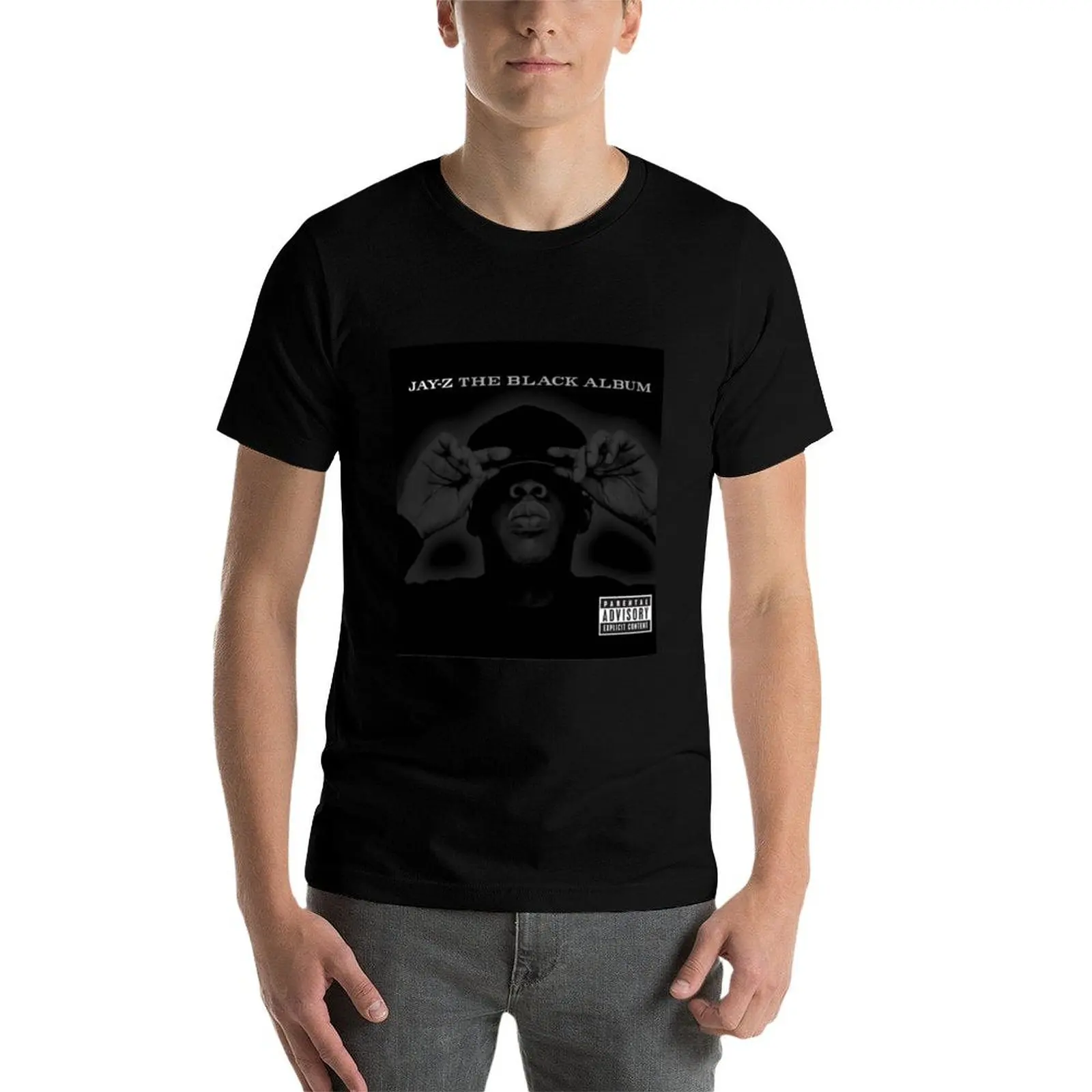 

Jay-Z - Black Album T-Shirt t shirts for man graphic tees t shirt man plain t shirts cotton 100% T-Shirt