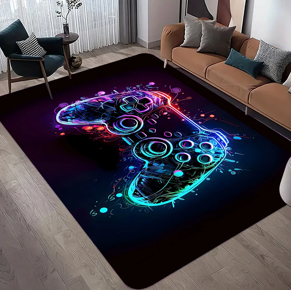Game Controller Carpet E-Sports Chair Floor Mat Study Desk Computer Swivel Chair Carpet Bedroom Soiled Carpets Home Decoration