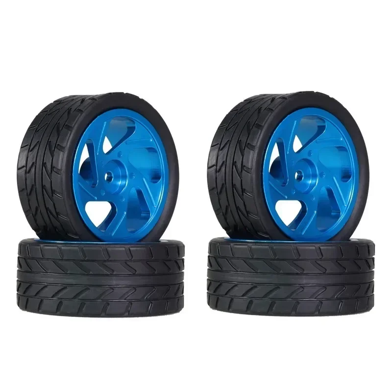 For MJX  1/14 WLtoys 1/14 144001 144010 144002 1/12 124017 124019 124018 124010 RC Car 63mmMetal wheel hub tire view 3