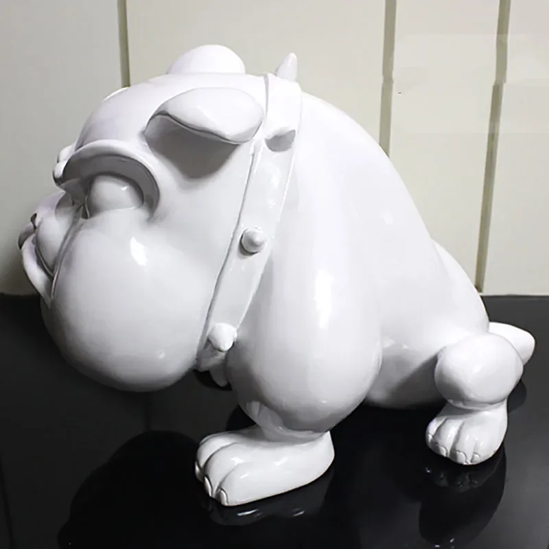 Statuette Nordic Decoration Room Decor Cartoon Dog Ornaments Home Resin Tabletop Ornaments Figurines For Interior Christmas Gift