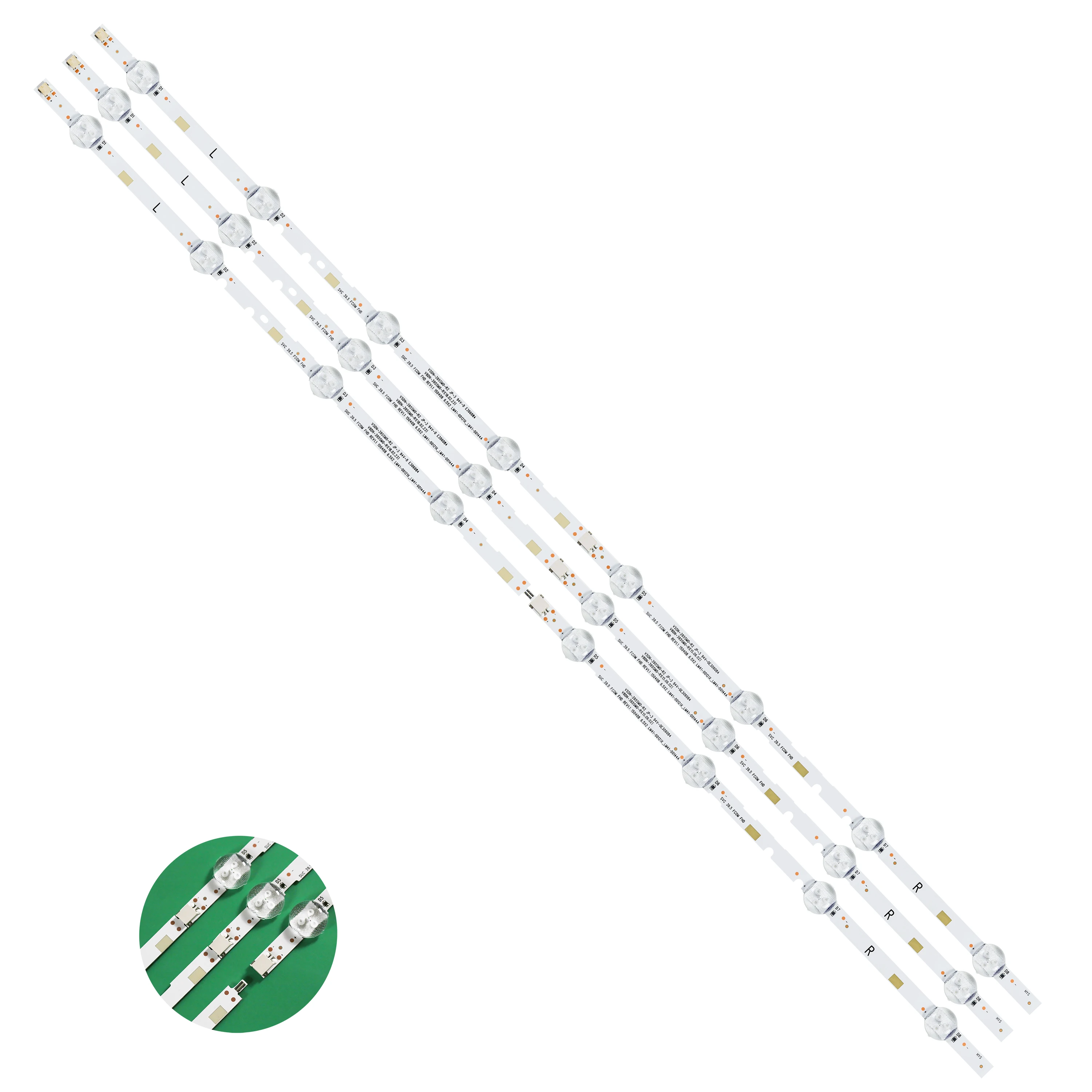 Striscia di retroilluminazione a LED per UE40J5300 LM41-00355A LM41-00465A LM41-00121X LM41-00144A UE40J5200AW UA40KF21E UE40J5070SS UE40J5000