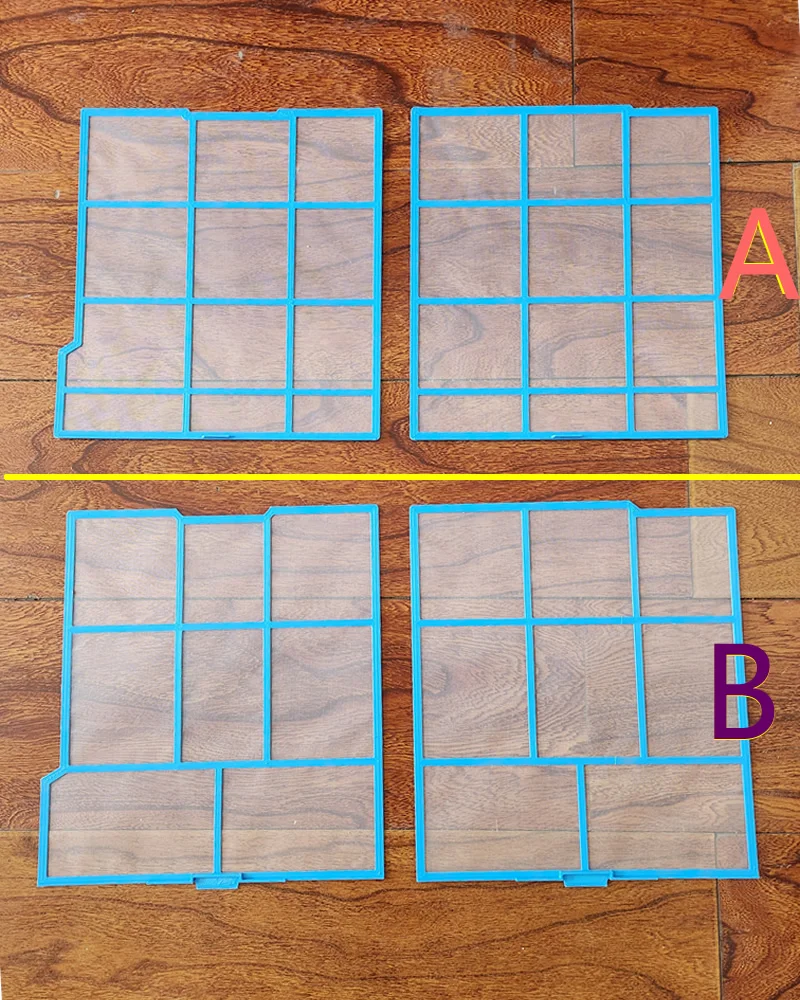 مجموعات مخصصة لمرشح مكيف الهواء اليسار 30X32.8cm اليمين 29.2X32.8cm هيتاشي آلة قديمة مخصصة غير الأصلي