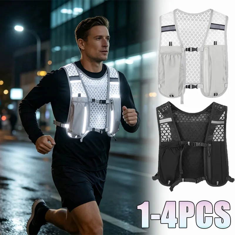 Lightweight Breathable Storage Vest Pack Unisex Water Repellent Sports Backpack for Running Hiking Cycling Trail Marathon Gear