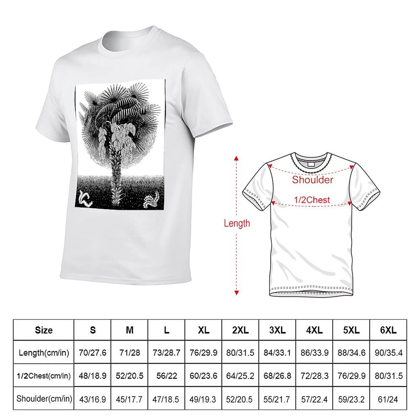 M.C. Escher T-Shirt Plus Size All Match Tee Shirt