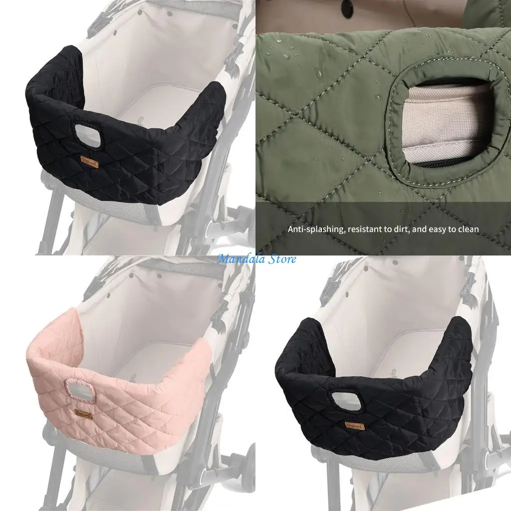 U2JC Removable Pet Strollers Cover Dirtproof Cushion for Dog Outdoor Activity