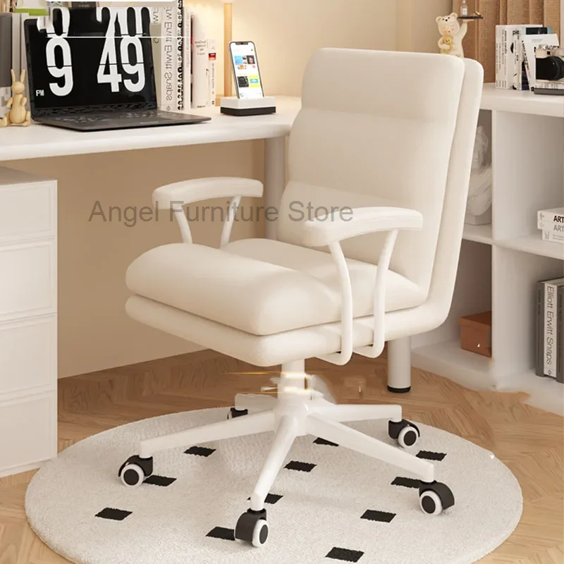 Silla De oficina para salón De estudio, sala De estar móvil moderna, silla De juegos Kawaii perezosa, Sillas cómodas para ordenador, muebles para el hogar