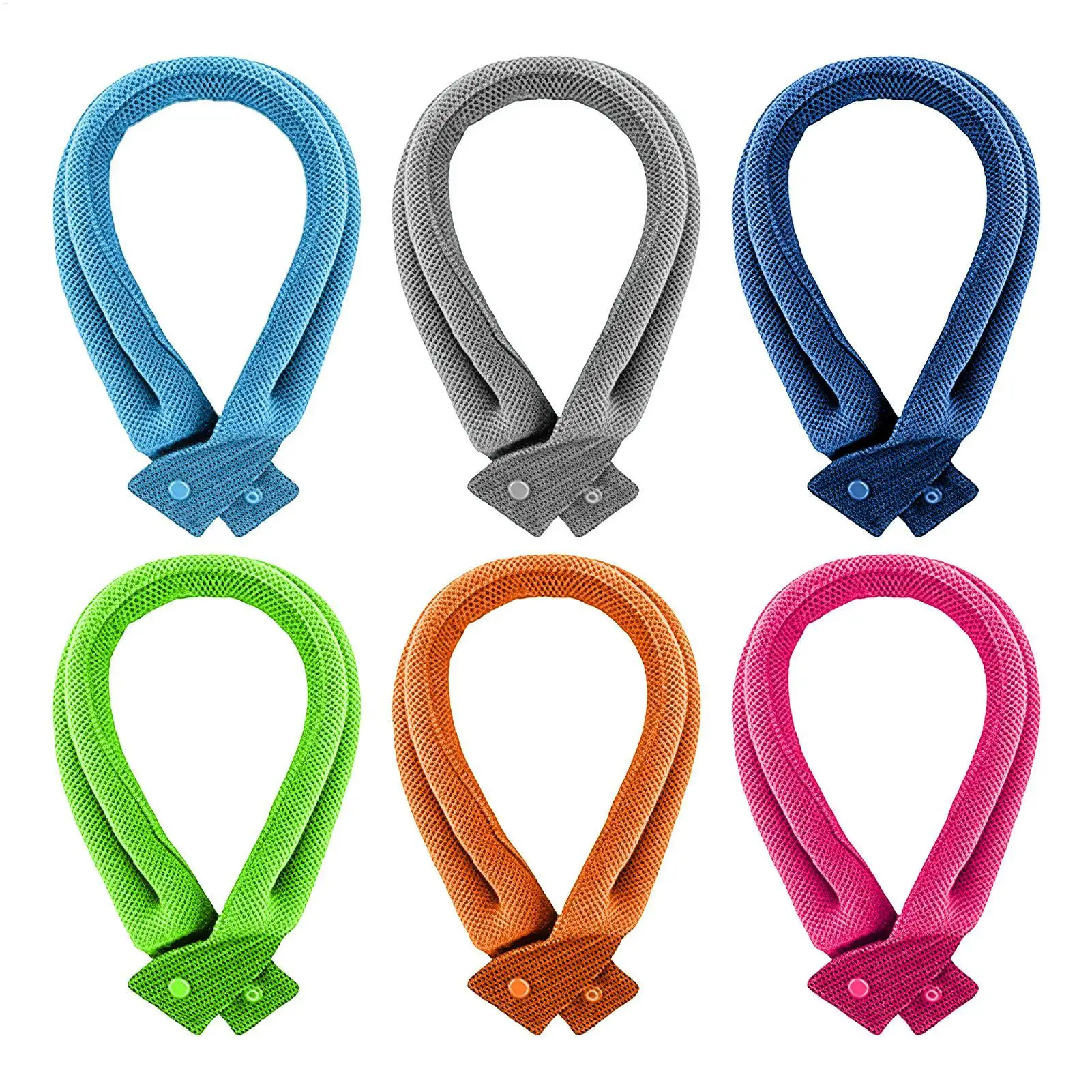 Cooling Neck Wrap Ice Neck Scarf Summer Cool Down Tube Hot Weather Cooling Bandana For Athletes Cyclists Runners Hikers Golfers
