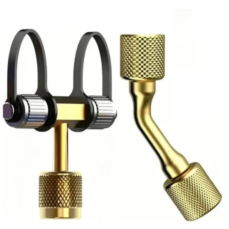 1/2Pcs Conversion Valve Refrigerant Accessories Interface Air Conditioning Connector Valve Air Refrigerant Fluorination