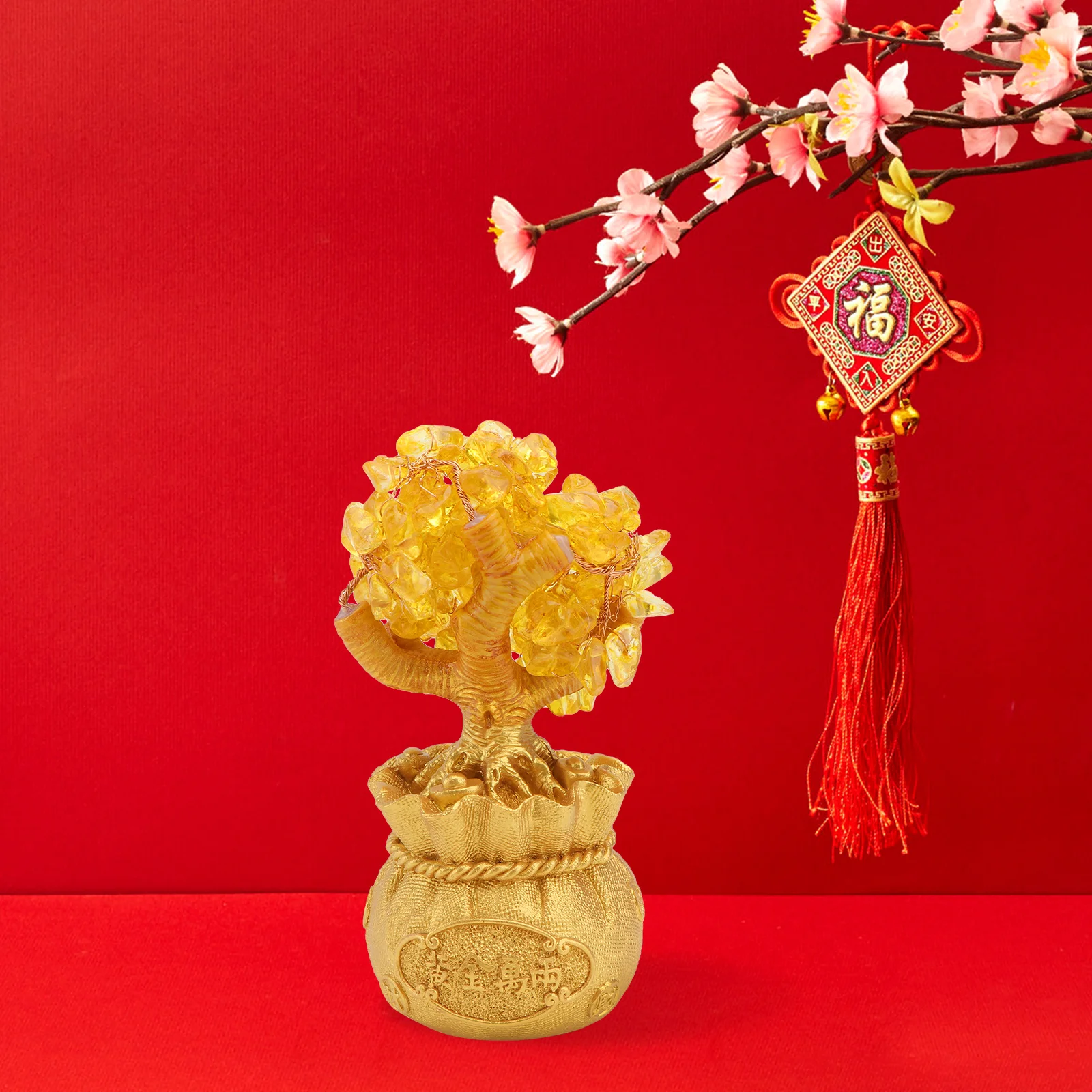 

1Pcs Creative Fortune Tree Crystal Adornment Long Lasting Indoor Desktop Garden Decoration Fortune Tree Decor Desktop Adornment