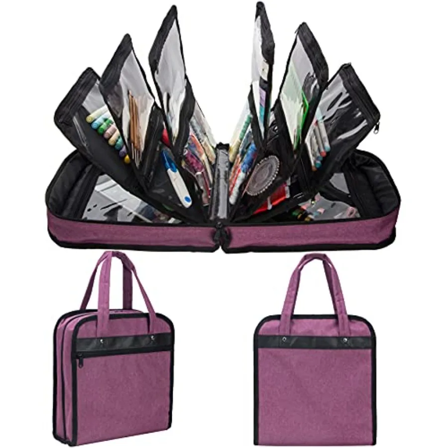 

Sewing Accessories Storage Bag Knitting Craft Tools and Accessories Organizer Roomy Carrying Bag for Sewing Tools and Accessori