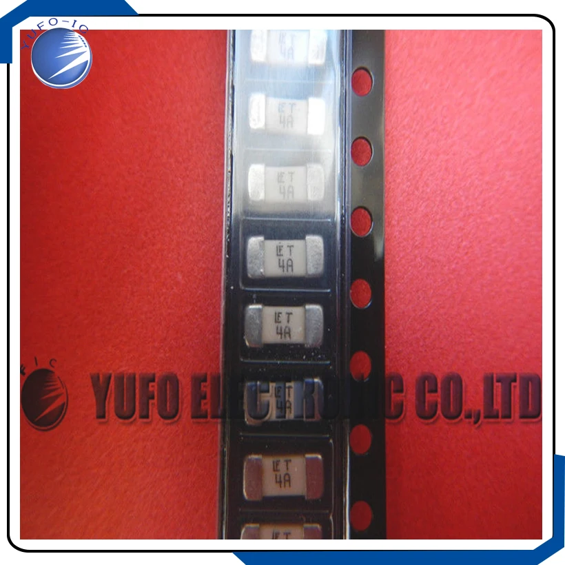 Free Shipping One Lot 20PCS 125V 4A T 1808   Slow Acting SMD Fuse 0451