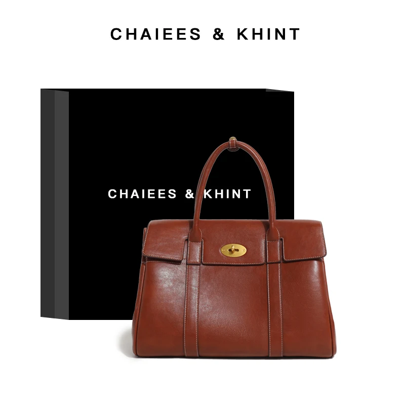 حقيبة جلدية كبيرة السعة بتصميم بوسطن مع حزام كتف واحد للنساء، منتجات جلدية عصرية