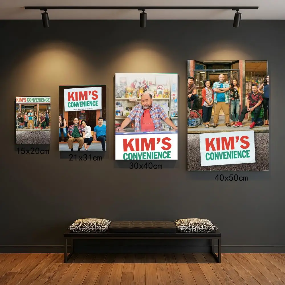 tv series K-Kims Convenience-E Poster Self Adhesive Wall Decor for Modern Home Cafe Office and Bar