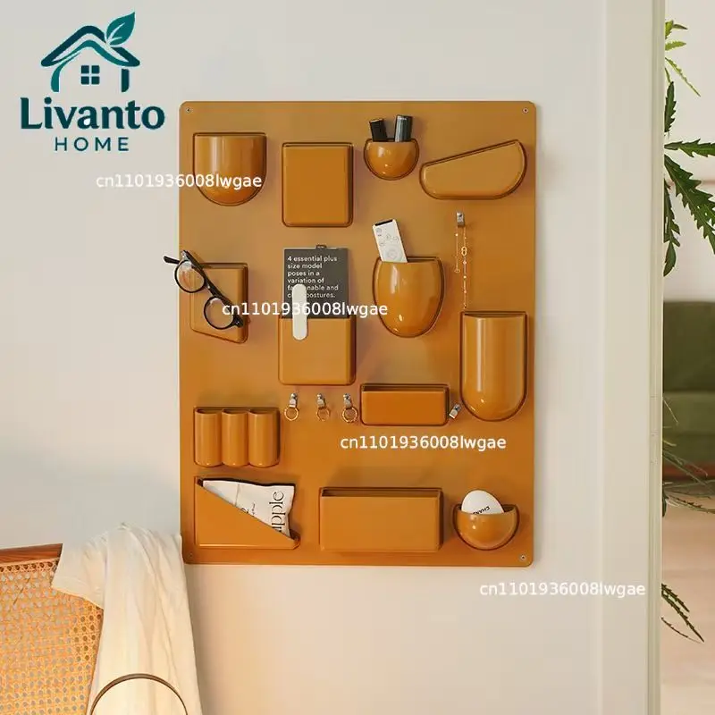 

Creative Wall-mounted Storage Rack Creative Study Desktop Shelf Nordic Style Entryway Wall-mounted Decorative Storage Racks
