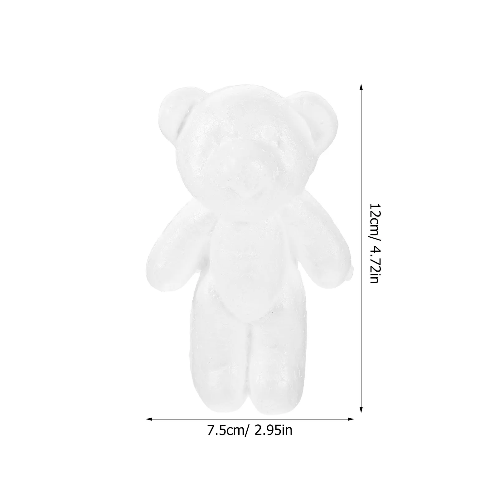 Foam Bear Craft Kit for Adults – DIY Unfinished Drawing Painting Ornament, Creative Skill Development Decor