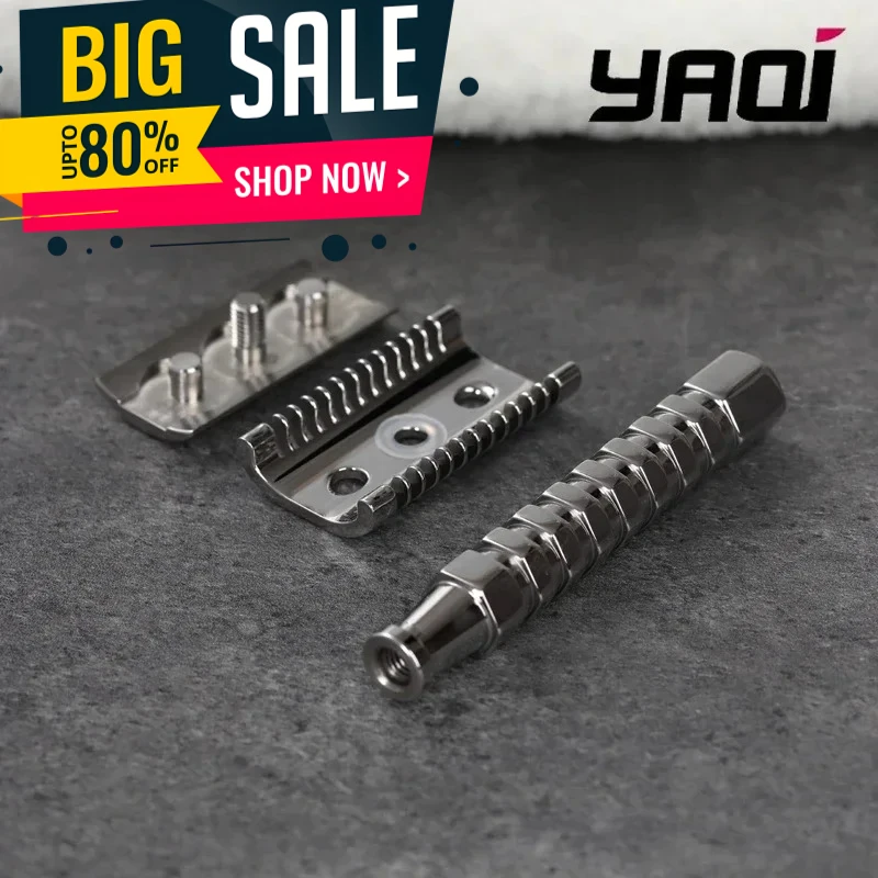 Man Beard Shaver Yaqi Duomo Stainless Steel Safety Razor Collectibles Birthday Gift For Boyfriend