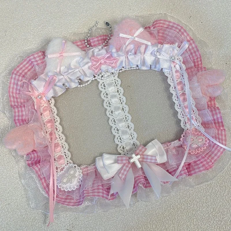 itabag decoration for handbags grid y2k accessories cat ear gothic heart ita bag accessories idol photo display card holder