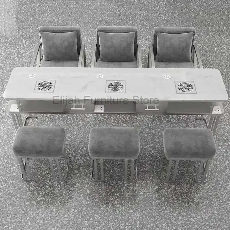 

Designer Reception Professional Nail Table Beauty Modern Cleaner Manicure Nail Table Dressing Tavolo Manicure Salon Furniture