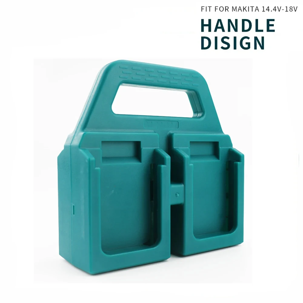 Support de stockage de batterie, 1 pièce, support de montage de batterie, support de panier de rangement Portable pour batterie Makita 18V (sans piles)